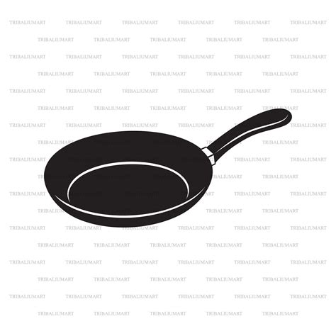 Frying Pan Cut Files For Cricut Clip Art Silhouette Eps Etsy