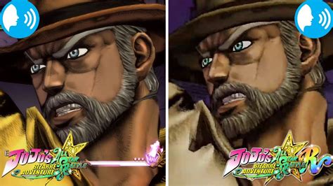 Old Joseph Joestar Old Voice Vs New Voice Comparison Jojos Bizarre