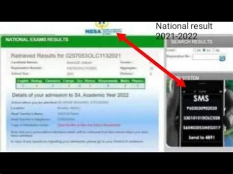 Uko Wareba Amanota Y Icya Leta Nesa National Exam Results Youtube