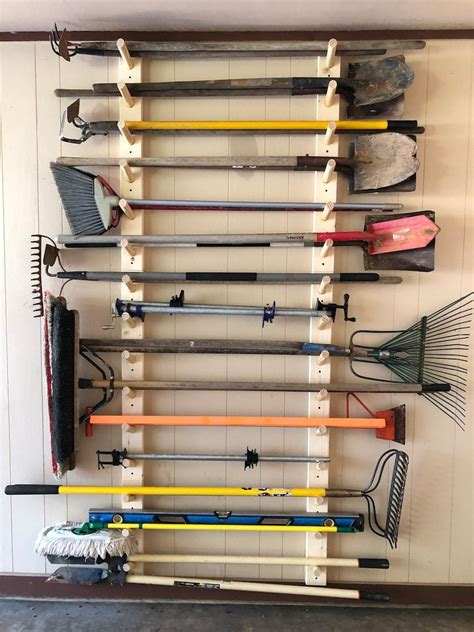 Yard Tool Storage Ideas Storage Shed Organization Garage Organisation