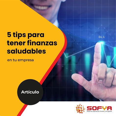 5 Tips Para Tener Finanzas Saludables En Tu Empresa Sofya