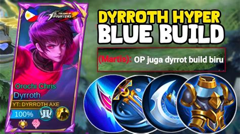 Dyrroth Hyper Blue Build Build Dyrroth Tersakit Item Dyrroth