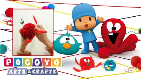 Pocoyo Arts And Crafts Pompones De Pulpo Y Pajaroto Youtube