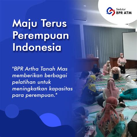 Peningkatan Kapasitas Perempuan Oleh Bpr Atm Bpr Artha Tanah Mas