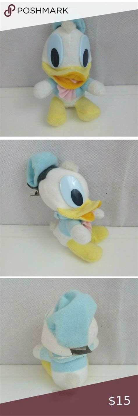 Vintage Dolly Disney Baby Donald Duck 5" Plush Collectible | Baby ...