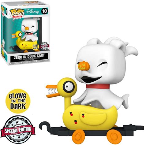 Funko Pop Disney Trains Nightmare Before Christmas Zero In Duck Cart