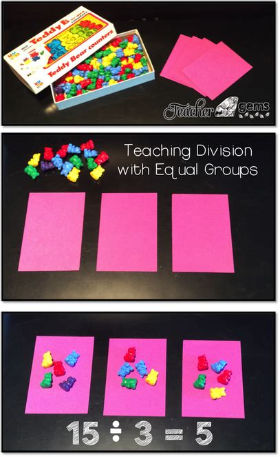 Teacher Gems Blog Math Division Third Grade Math Teaching Division