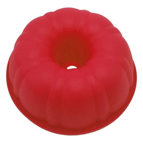 Forma De Silicone Para Bolo Torta Pudim Tubo Colors Cod 02