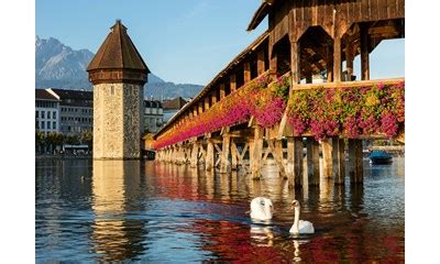 Ravensburger Puzzle Luzern Kapellbr Cke Anz Teile Puzzle Welt Ch