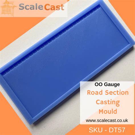 OO Gauge Model Railway Road Sections Casting Mould