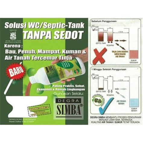 Jual Degra Simba Menguras Septic Tank Penuh Mampet Tanpa Disedott