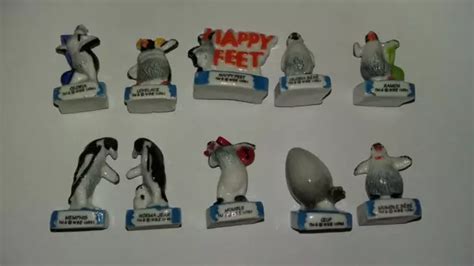 SÉRIE COMPLÈTE FÈVES happy feet superproduction dessin animé pingouins