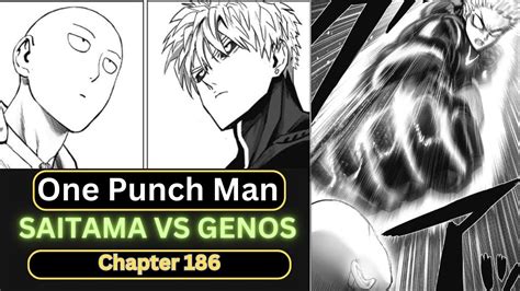 Saitama Vs Genos Again Genos Leaves Saitama One Punch Man Chapter