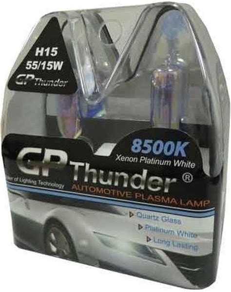 GP Thunder 8500k H15 15 55w Xenon Blue Xenon Look Bol