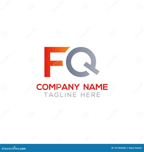 Initial Fq Letter Logo With Creative Modern Business Typography Vector