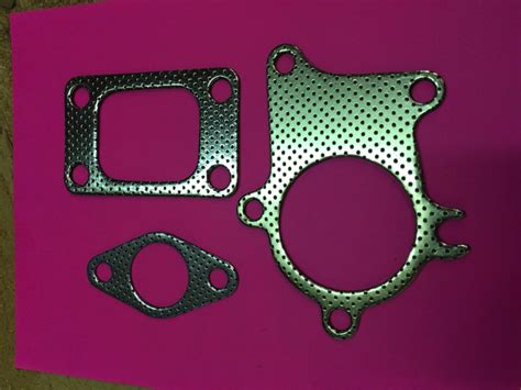 T3 Turbo Garrett Ihi T3 T4 Holset Turbocharger Gasket 5 Bolt Downpipe Combo Kit Gaskets Turbo