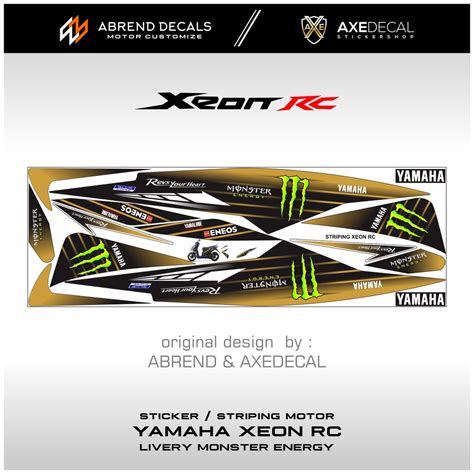 Jual Striping Yamaha Xeon RC ME Stiker Motor Variasi Xeon Design