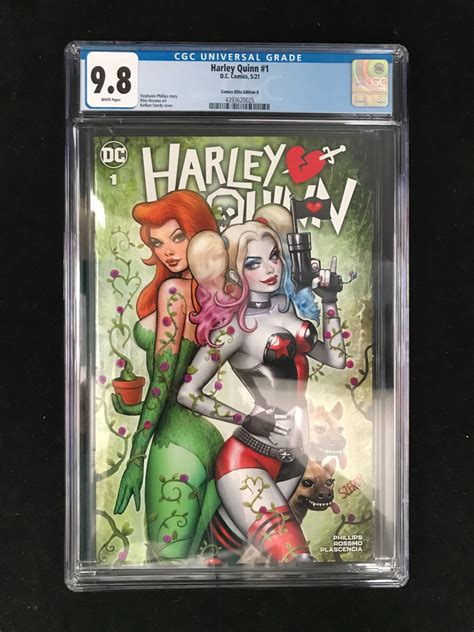 Dc Comics No 1 Harley Quinn Cgc Graded 9 8