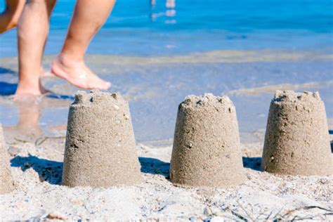 50 Sandcastle Molding Sand Building Activity Stock Photos Pictures