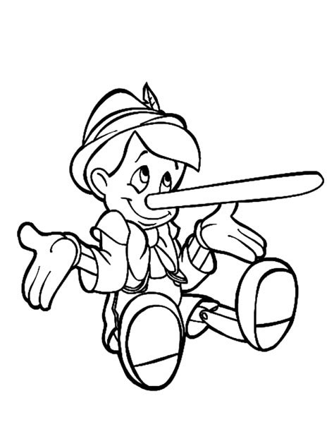 Coloriage Pinocchio Dessins à Imprimer Gratuitement