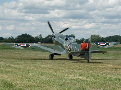 Supermarine Spitfire Mk Xvi C Gvzb Sl721 Au J Vintage Win… Flickr