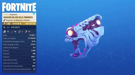 Masacre Del Rey De La Tormenta Pistola Mitica Fortnite Salvar El