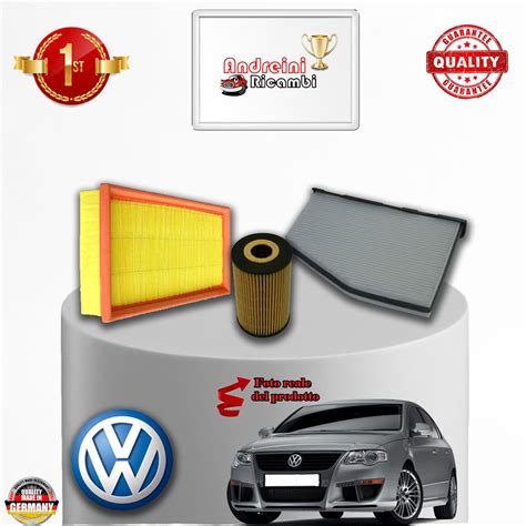 Kit Tagliando Filtri Vw Passat Tfsi Kw Cv Dal