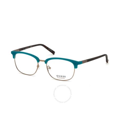 Guess Ladies Green Rectangular Eyeglass Frames Gu302408851 664689924622 Eyeglasses Jomashop