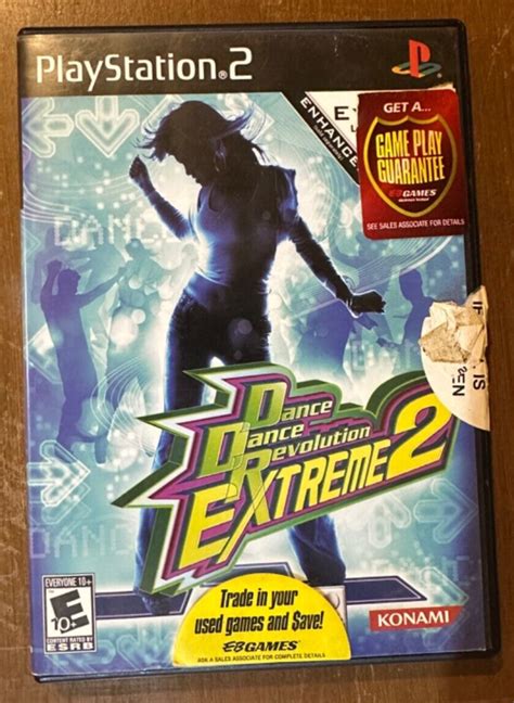 DDR Dance Dance Revolution Extreme 2 PS2 PlayStation 2 Complete CIB