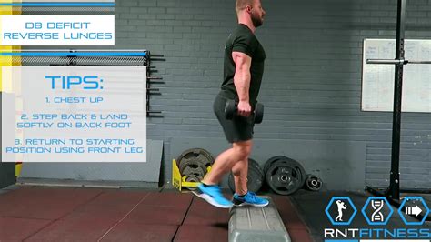 How To Maximise Your Db Deficit Reverse Lunges Youtube