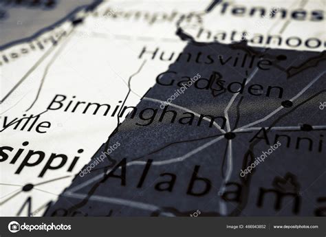 Alabama Map Usa Stock Photo Aallm