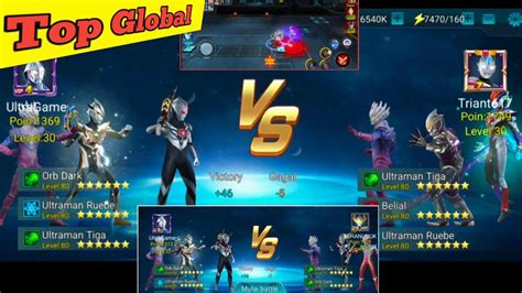 Lawan Top Global Lagi Gaisss Push Rank Game Ultraman Legend Of Heroes