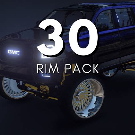 Fivem Custom Rims Pack 30 Custom Addon Wheels Fivem Ready Etsy