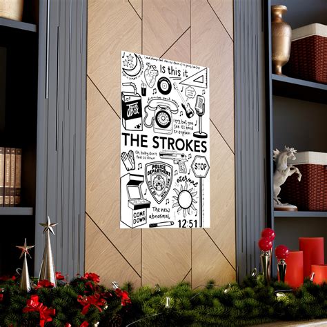 The Strokes, The Strokes Poster, The Strokes Print, The Strokes Art ...