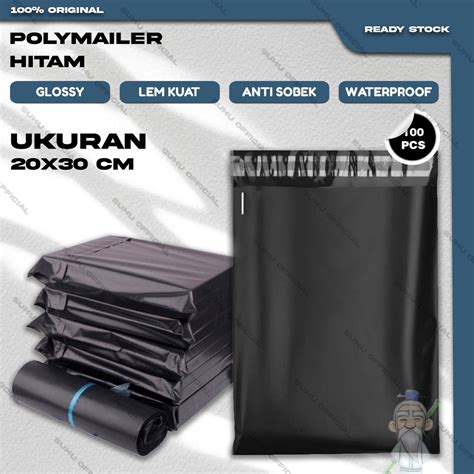 Jual Plastik Packing Baju Kantong POLYMAILER Olshop Isi 100 Lembar