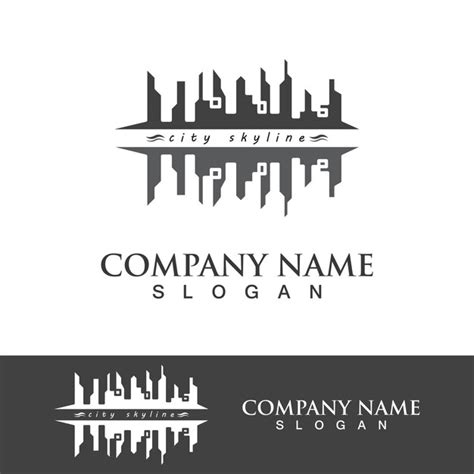 Premium Vector Modern City Skyline Illustration Design