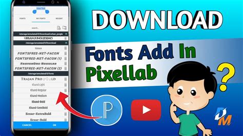 How To Add Custom Fonts In Pixellab Pixellab App Me Fond Add Karen