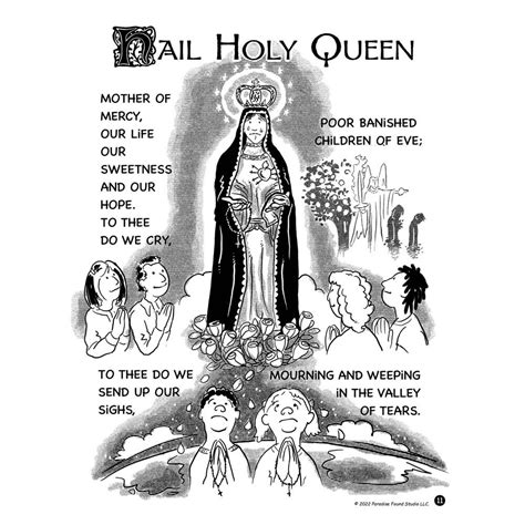 Fatima Prayer Coloring Page