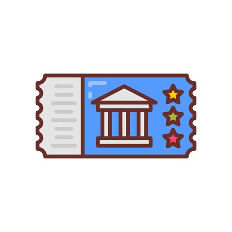 Museum Ticket icon in vector. Illustration 34051875 Vector Art at Vecteezy