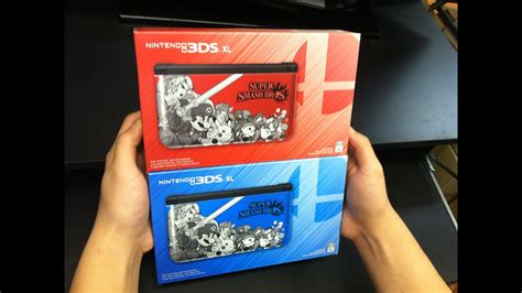 Super Smash Bros Edition 3ds Xl Unboxing Youtube