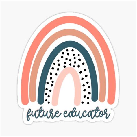 "Future educator " Sticker for Sale by calliefarley | Redbubble