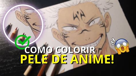 Como Colorir Pele De Anime Material Escolar Apenas Cores