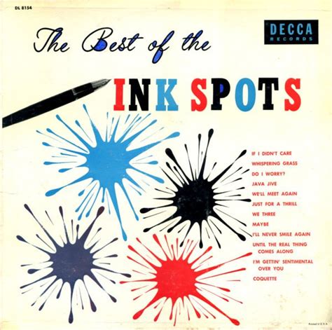 Ink Spots The Best Of The Ink Spots Releases Discogs