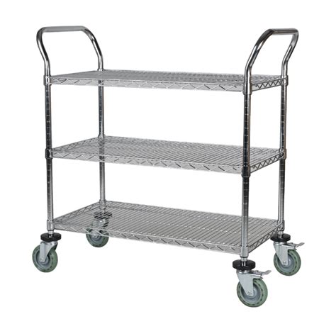 Wire Shelving Push Cart Megatek