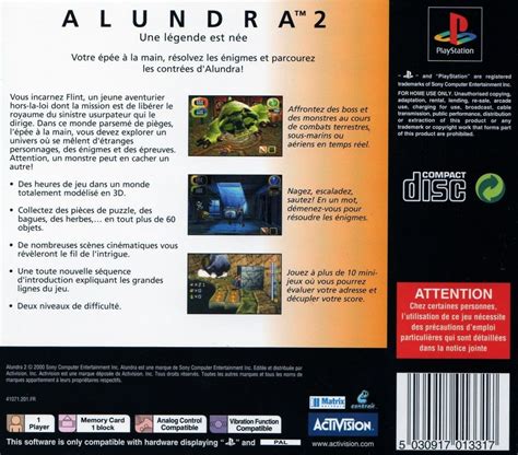 Alundra 2 A New Legend Begins Cover Or Packaging Material Mobygames