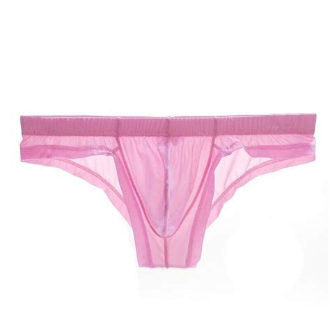 M Nner Sexy Transparent Niedriger Taille Atmungsaktive Beule Pouch