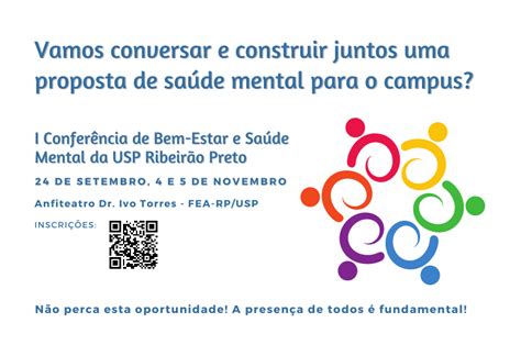 Conferências Na Usp Ribeirão Preto Discutem Saúde Mental