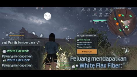 Garena UNDAWN Tempat Farming White Flax Fiber Tempat Farming Daun