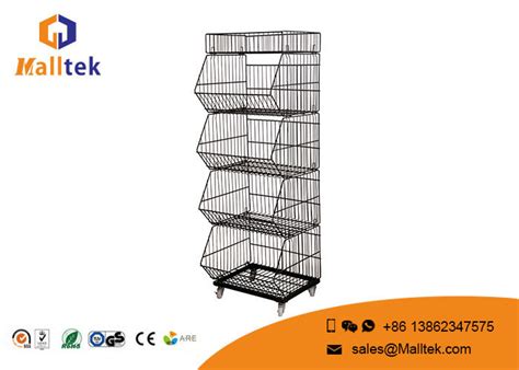 Multilayer Stackable Wire Baskets Unique Stackable Wire Storage Bins