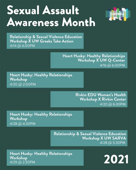 Sexual Assault Awareness Month Livewell